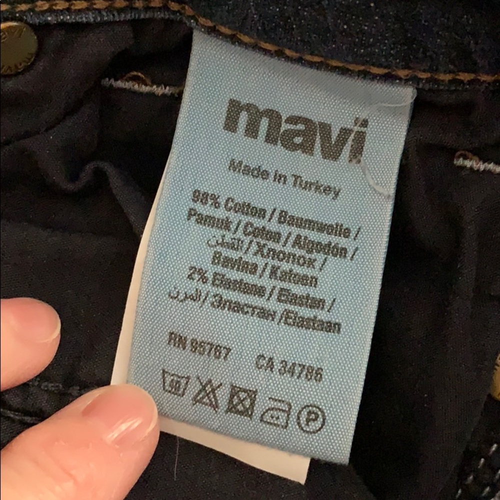 HP! π Mavi Boyfriend Jeans Dark Wash 9/7/22 - Picture 5 of 6